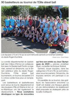 90 basketteurs au tournoi de l'Elite Street Ball