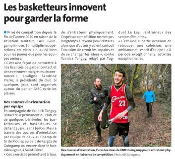 Les basketteurs innovent pour garder la forme