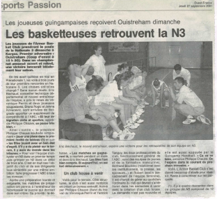 Les basketteuses retrouvent la N3
