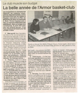 La belle année de l'Armor Basket Club