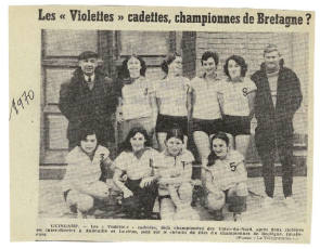 Les violettes cadettes championnes de Bretagne ?